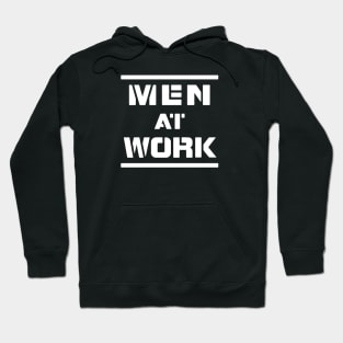 Men At Work - White Hoodie